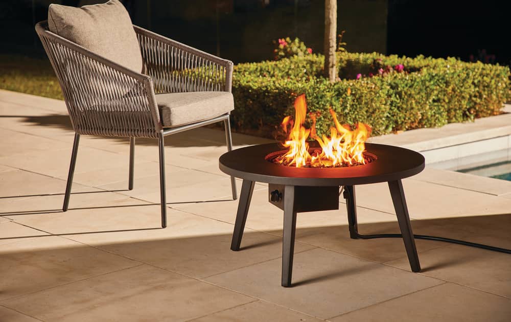 Canvas Blackcomb Round Outdoor Fire Pit, Fire Pit Table Propane Canada