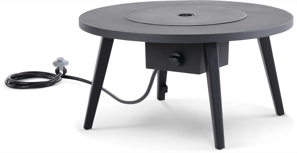 CANVAS Round Outdoor Fire Pit Table, 26000 BTU, Black Canadian Tire