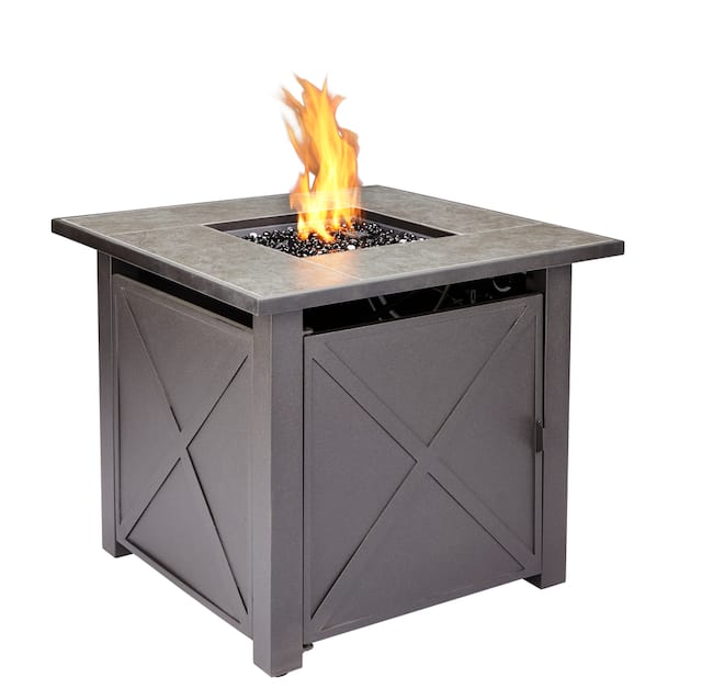 For Living Plateau Tank-In Outdoor Fire Pit Table, 40,000 BTU ...