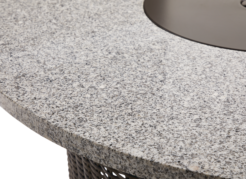 CANVAS Summerhill Round Wicker & Steel Gas Fire Table Canadian Tire