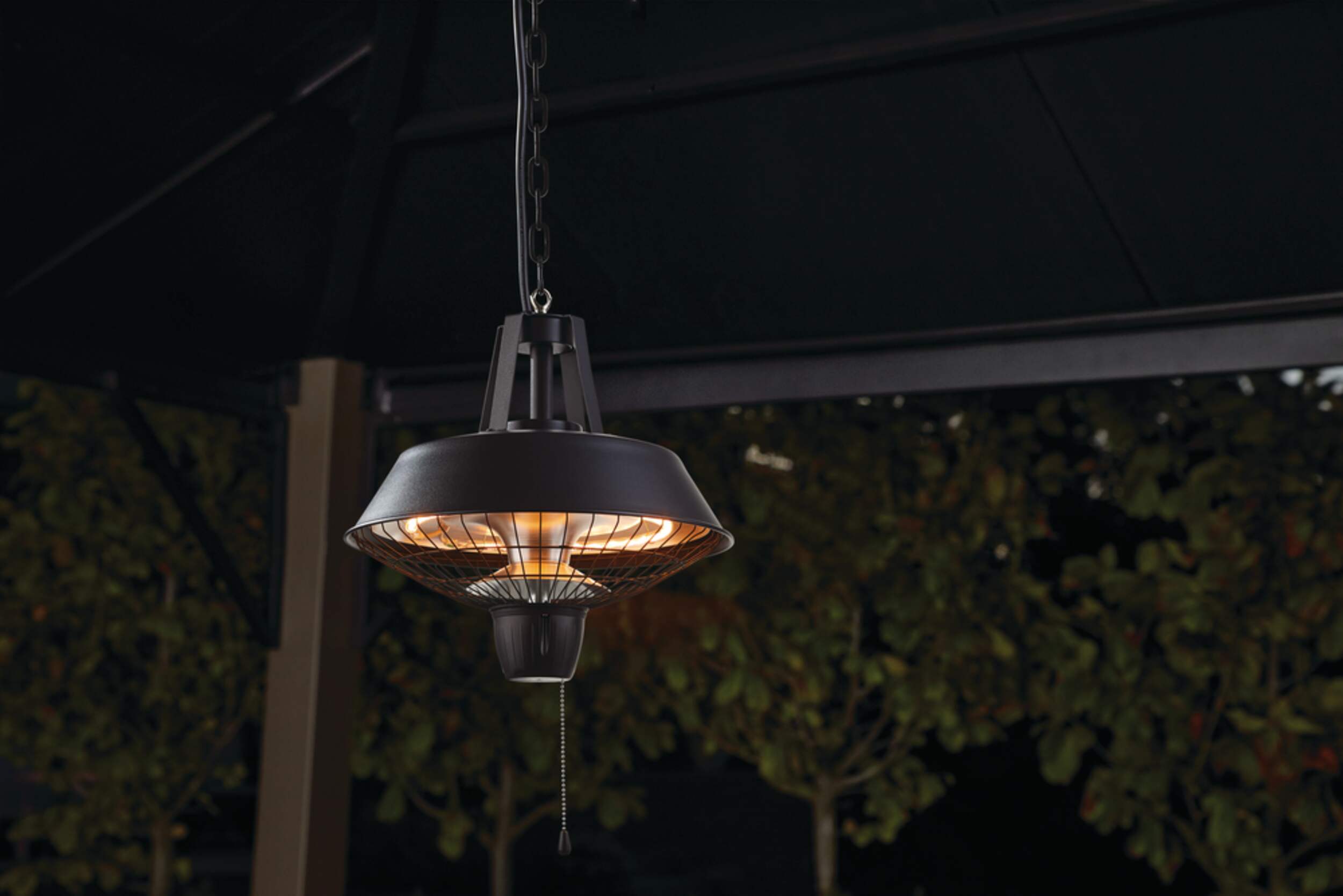 For Living Walker Outdoor Hanging Infrared Electric Patio Heater, 1500