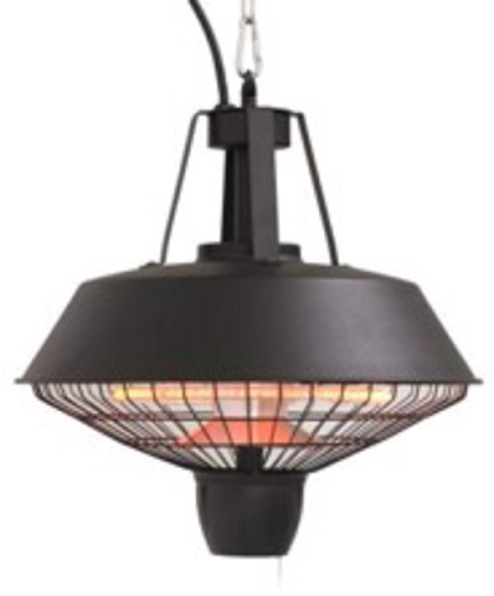 For Living Walker Outdoor Hanging Infrared Electric Patio Heater, 1500 W Front_Elevated