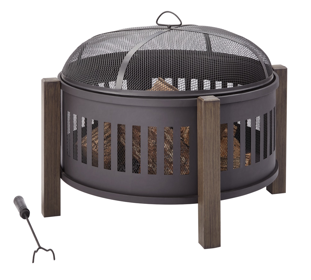 Brasero/foyer d'extérieur au bois CANVAS, rond, 31 x 24 po Canadian Tire