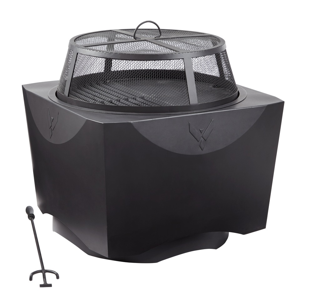 Gril de cuisson et foyer d'extérieur 2en1 à faible émission Vermont