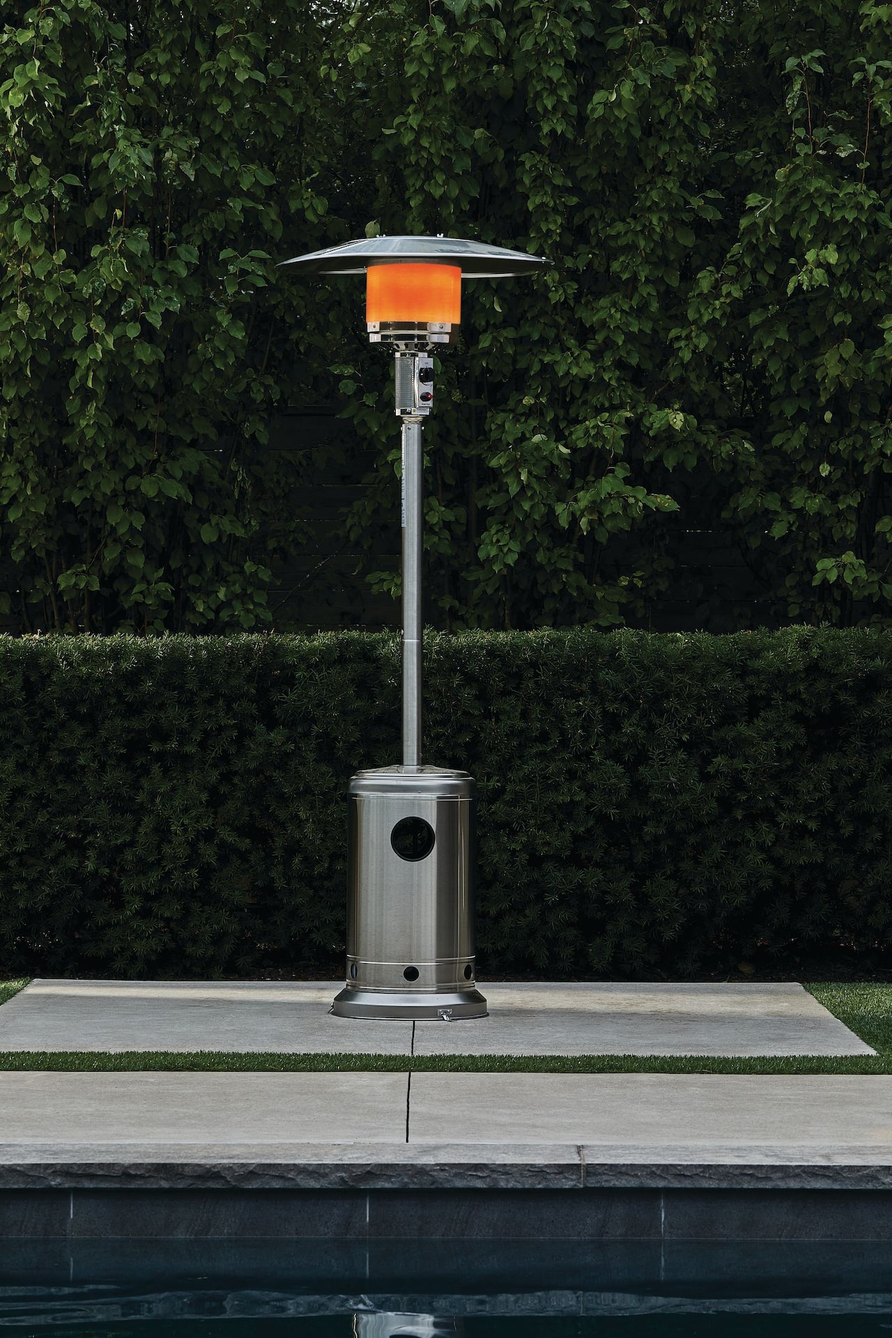 For Living Propane Outdoor Patio Heater 46 000 BTU Stainless Steel Canadian Tire