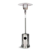 Radiateur de terrasse au propane For Living, 46 000 BTU, en acier inoxydable Front_Flat