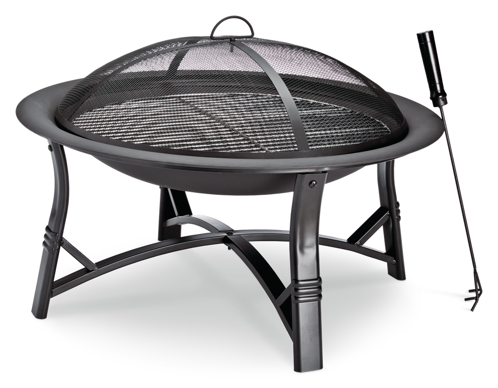 For Living Augusta Round Wood Burning Outdoor Fire Bowl/Fire Pit w