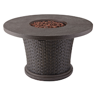 Table CANVAS Highbury avec foyer au gaz Front_Elevated