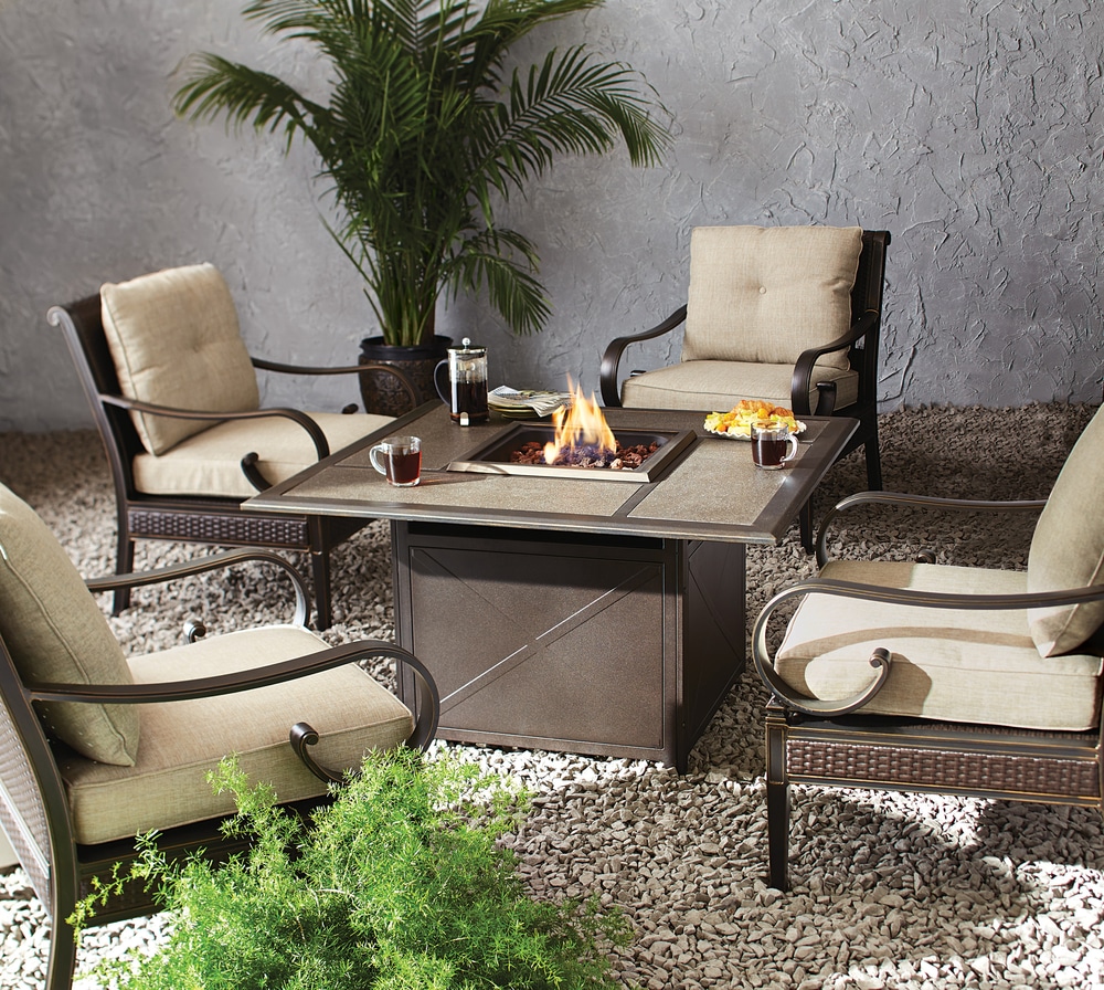 CANVAS Sorento Gas Fire Table Canadian Tire