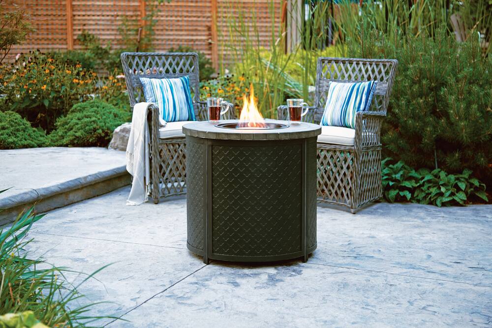 Canvas Montego Outdoor Fire Table 27, Tuscan Fire Pit Canadian Tire