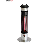 EnerG+ Infrared Electric Patio Heater, Portable Under Table Front_Flat