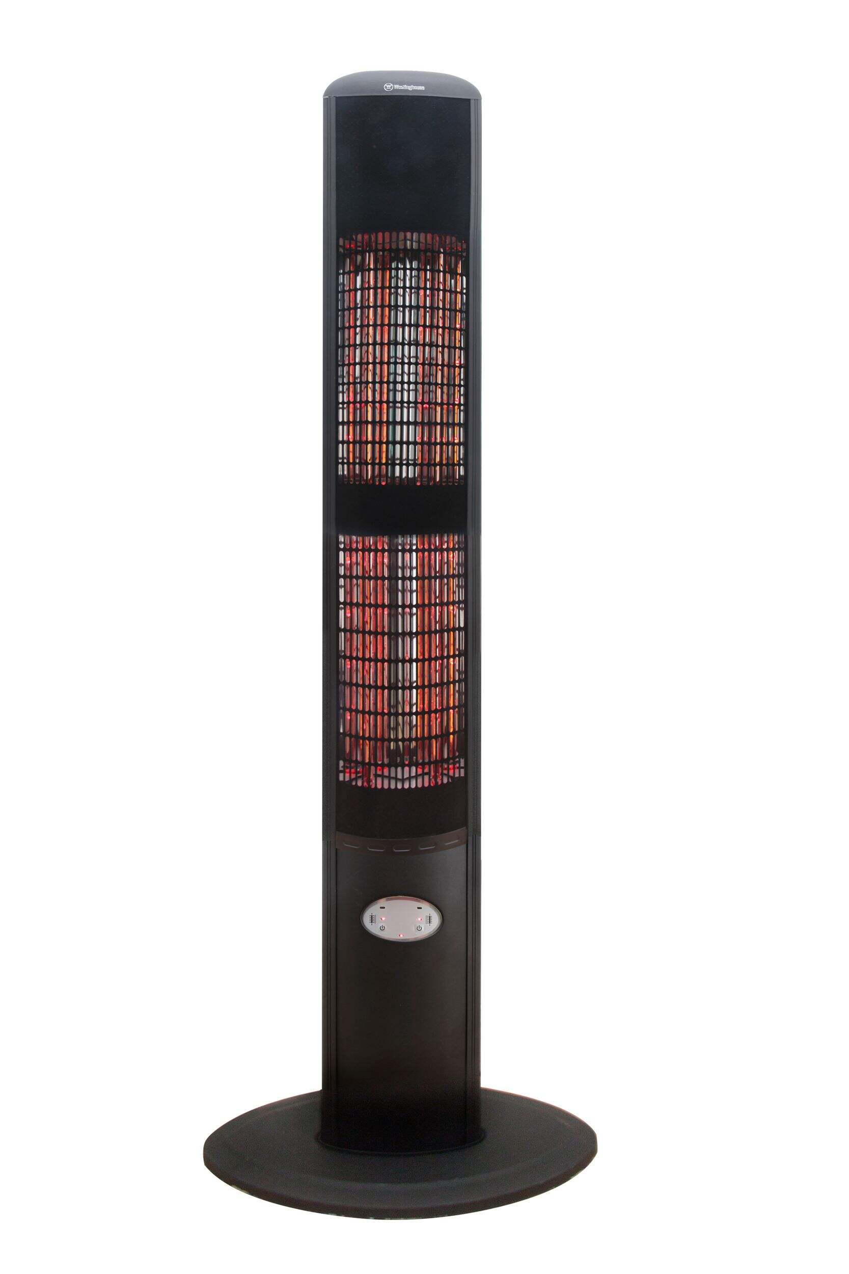 EnerG+ Infrared Electric Patio Heater, Freestand Dual Bulb Front_Flat