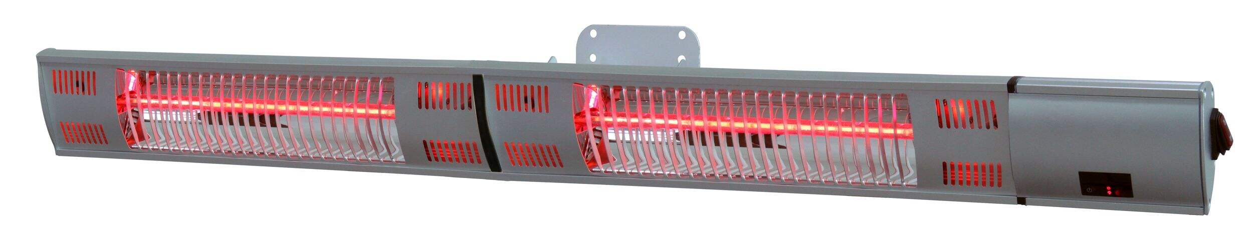 EnerG+ Wall Mounted Outdoor Infrared Electric Patio Heater, 3000W, 220V Front_Angled_Left