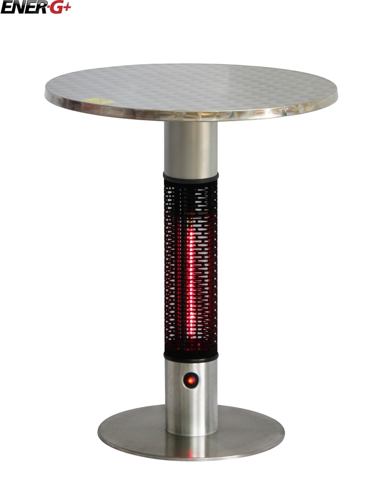 EnerG+ Infrared Electric Patio Heater, Brass Bistro Table Canadian Tire