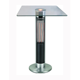 EnerG+ Infrared Electric Patio Heater, Square Top Bar Height Front_Elevated