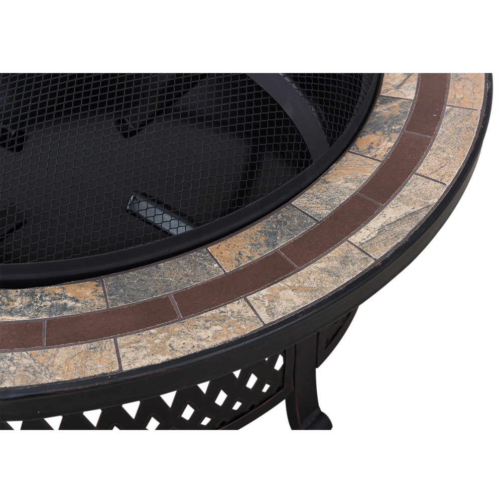 Sunjoy Round Wood Burning Firepit, 40in Canadian Tire