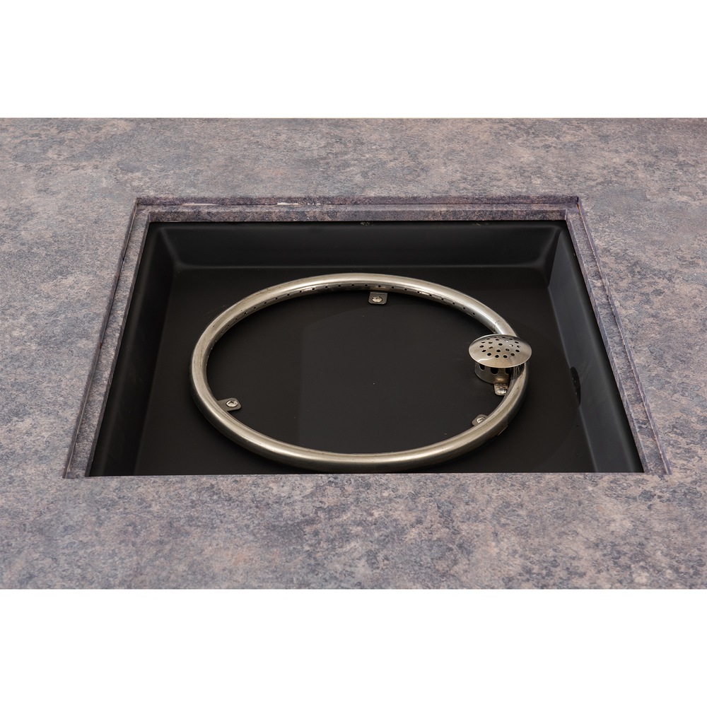 AmberCove Farnsworth Square LP Firepit Table, 38in Canadian Tire