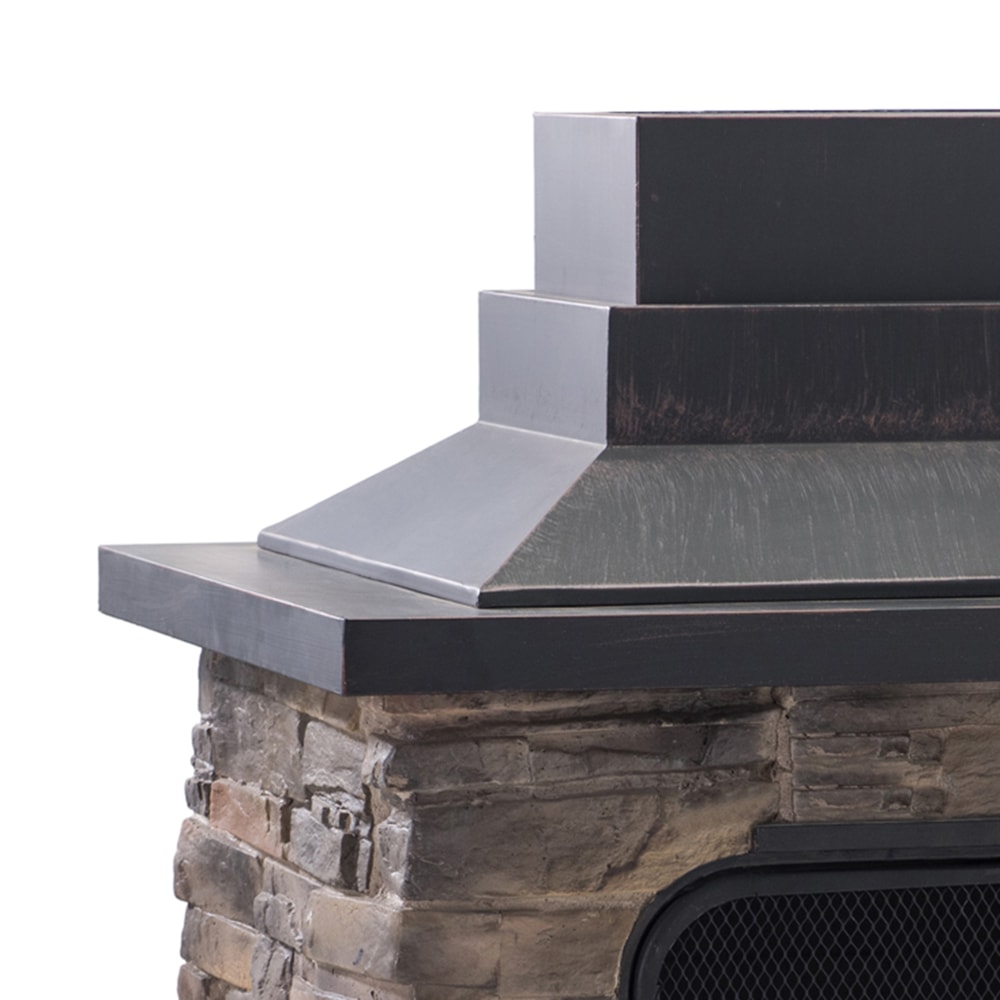 Sunjoy Farmington Wood Burning Fireplace Canadian Tire