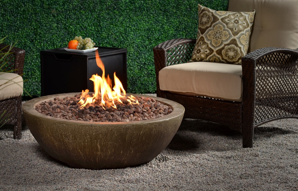 Foyer d'extérieur au gaz au propane Bond Mondavi, 65 000 BTU, 36 po