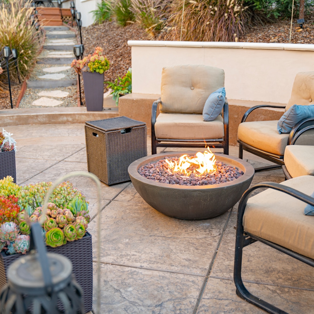 Foyer d'extérieur au gaz au propane Bond Mondavi, 65 000 BTU, 36 po