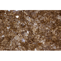 Verre trempé réfléchissant pilé pour foyer d'extérieur Elementi, cuivre