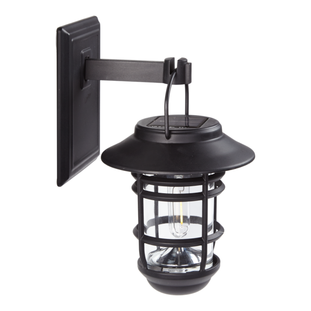 NOMA Outdoor Pure White 10 LM LED Solar Filament Wall Mounted Deck