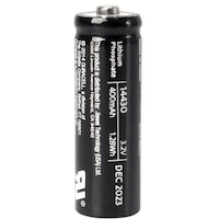 NOMA 400mAh Rechargeable Solar Batteries, 2-pk
