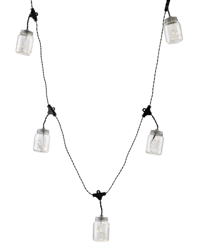 CANVAS Indoor/Outdoor Warm White LED Solar Springhill Garden String Lights, 10.5ft Canadian Tire