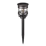 NOMA Outdoor Warm White LED Solar V-Filament Garden & Pathway Stake Light Front_Elevated