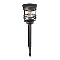 NOMA Outdoor Warm White LED Solar V-Filament Garden & Pathway Stake Light Front_Elevated