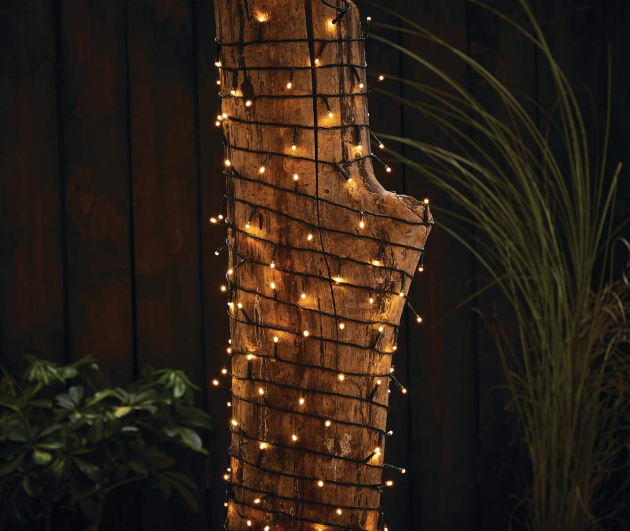NOMA Indoor/Outdoor Warm White LED Solar Fairy String Lights, 25-m