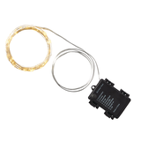 For Living Indoor/Outdoor Warm White LED Battery-Operated Starry String Light, 5.9-m, 4-pk Overhead_Flat