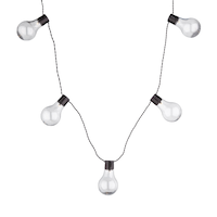 Guirlande de lumières solaires à DEL CANVAS Hanlan pour l'intérieur et l'extérieur, blanc chaud, 3,25 m