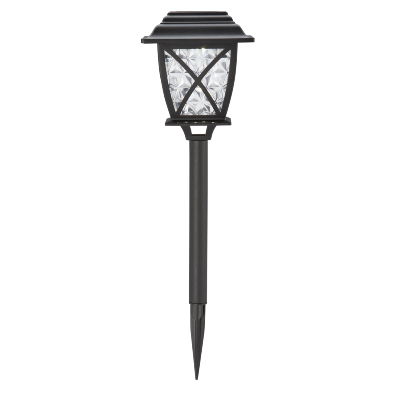 NOMA Outdoor Bright White LED Solar Faceted Garden Pathway Stake Light Canadian Tire
