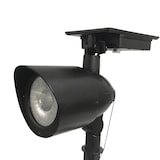 NOMA Colour Changing 120 Lumen Cool White LED Solar Landscape Spotlight for Outdoor Patio Front_Angled_Left