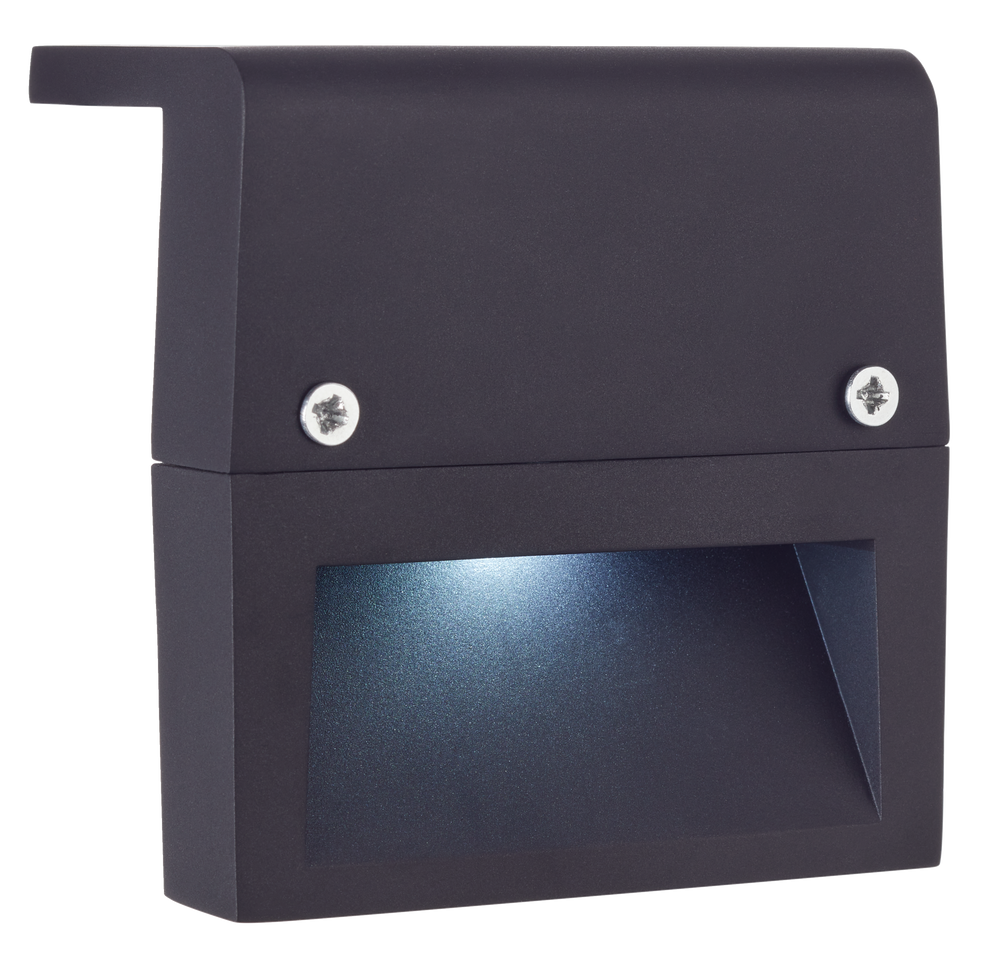 NOMA Stair & Railing Outdoor Warm White LED Solar Light, 4pk