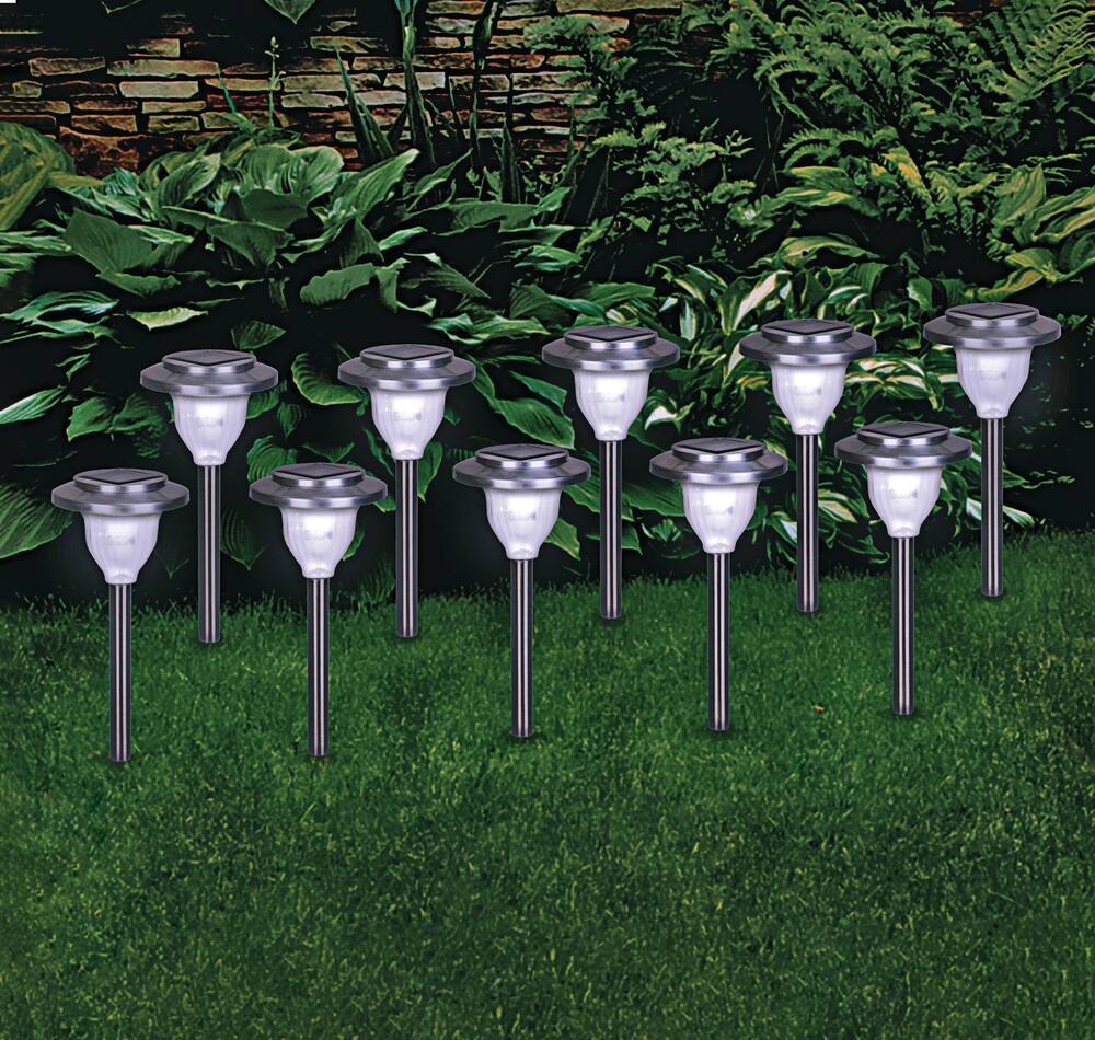 solar led garden lights set of 10