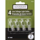 Moonrays 4W Low Voltage Clear Wedge Bulb 4 pk Canadian Tire