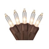 NOMA Mini Clear Coloured String Lights 50-Count Front_Flat