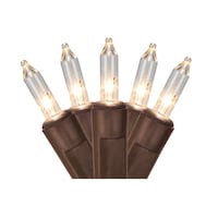 NOMA Mini Clear Coloured String Lights 50-Count Front_Flat