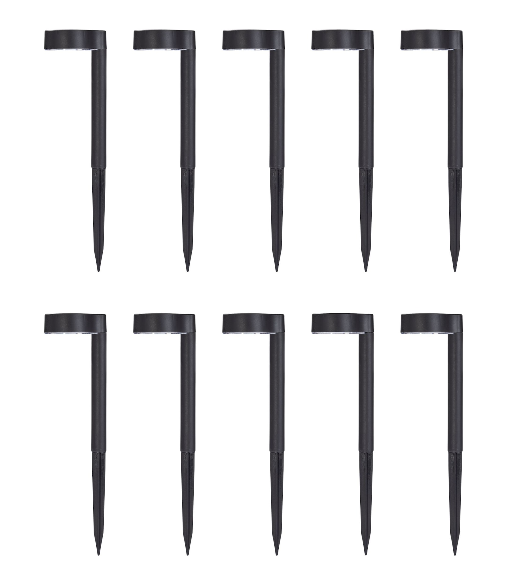 For Living Solar Powered Small Stake Lights with Warm White LEDs, 10-pk