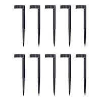 For Living Solar Powered Small Stake Lights with Warm White LEDs, 10-pk
