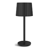 CANVAS Raven LED Outdoor Table Lamp Set, Matte Black, 2-pc Front_Flat