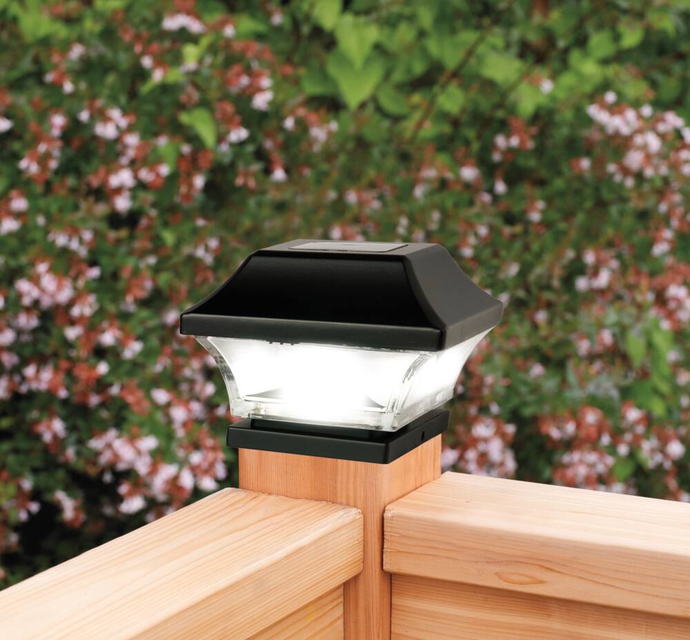 noma solar post lights