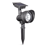 NOMA 6X Brighter Pure White LED Solar Landscape Spotlight for Outdoor Patio Front_Angled_Right