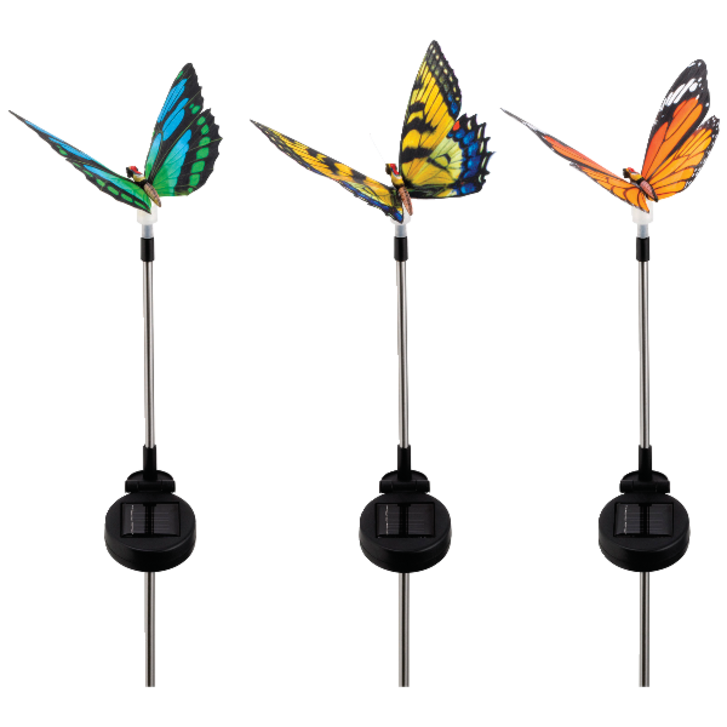 NOMA Butterfly Solar Lights, Assorted Back_Angled_Left