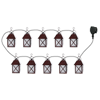 Cordon de lumières de jardin basse tension Front_Flat