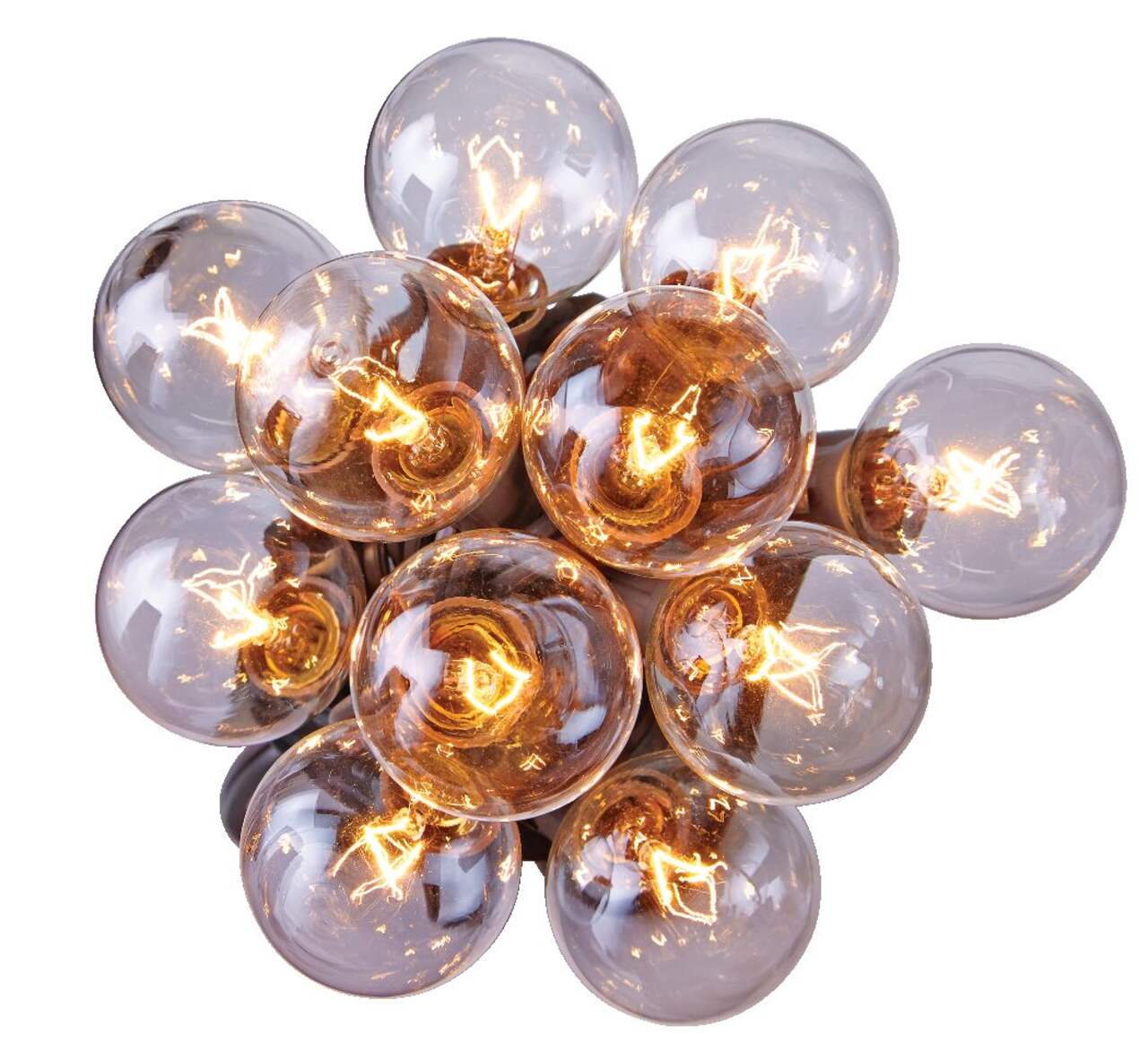 CANVAS Indoor/Outdoor Clear White Incandescent Plug-In Luna String Lights,  11.3-m