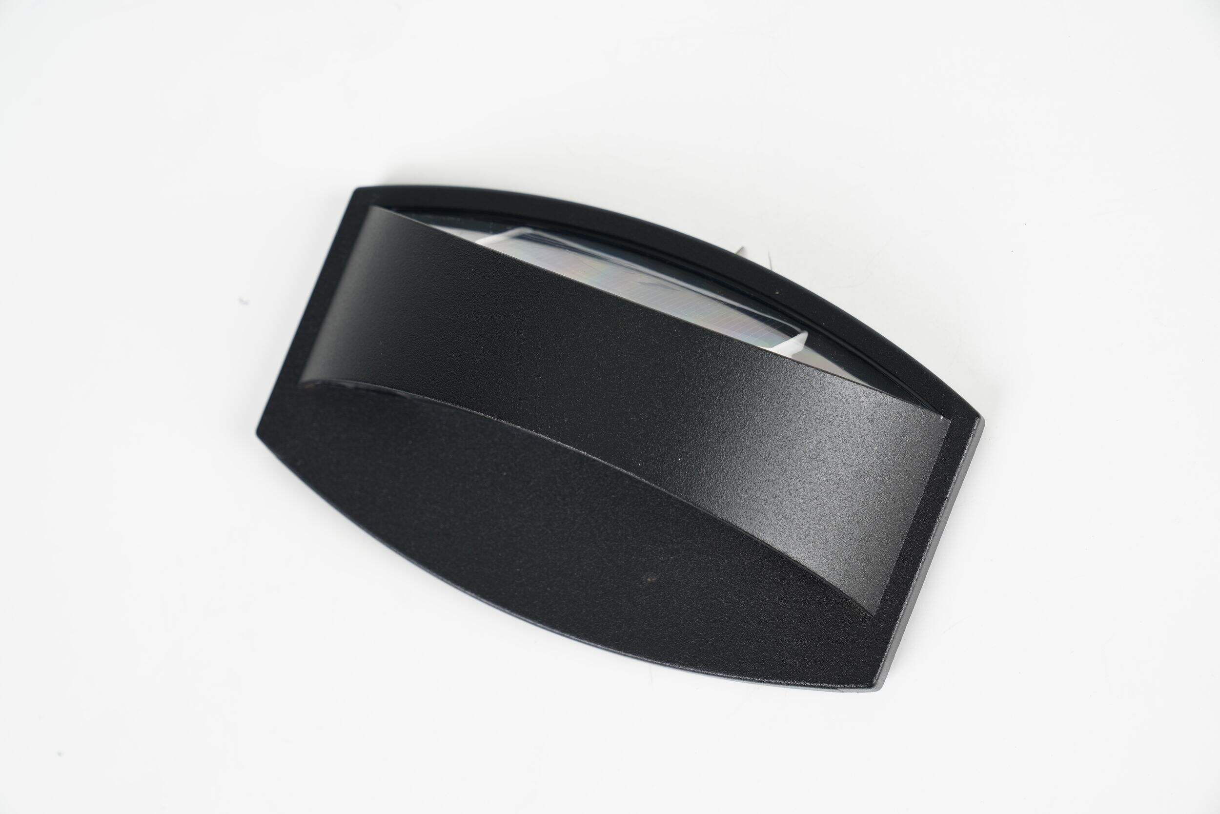 NOMA Outdoor Drake Warm White 5 LM LED Solar Wall Mounted Deck Lights, Black Overhead_Plunge