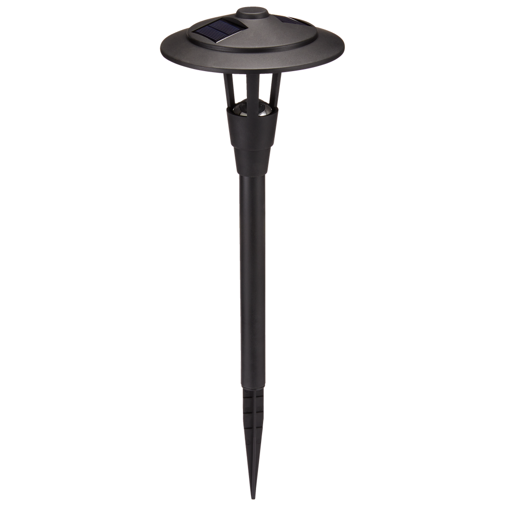 NOMA Outdoor Warm White LED Solar Plastic Dome Garden & Pathway Stake